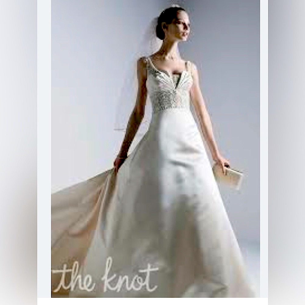 Oleg Cassini classic wedding gown